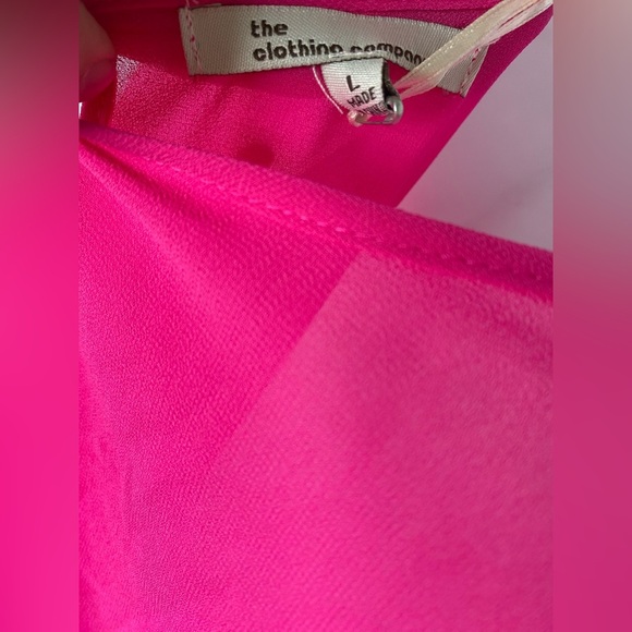 The Clothing Company Pink Beaded Neckline Long Sleeve Dress - Picture 5 of 9